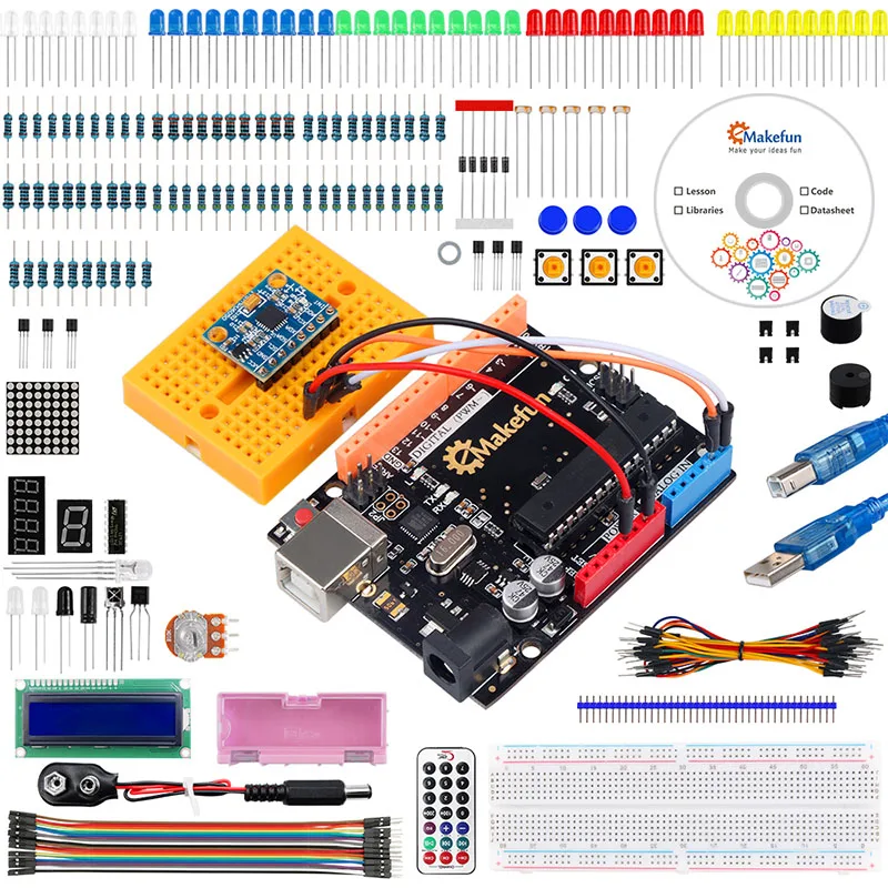 Keywish MPU6050 проект стартовый набор для Arduino R3 с учебным руководством Акселерометр