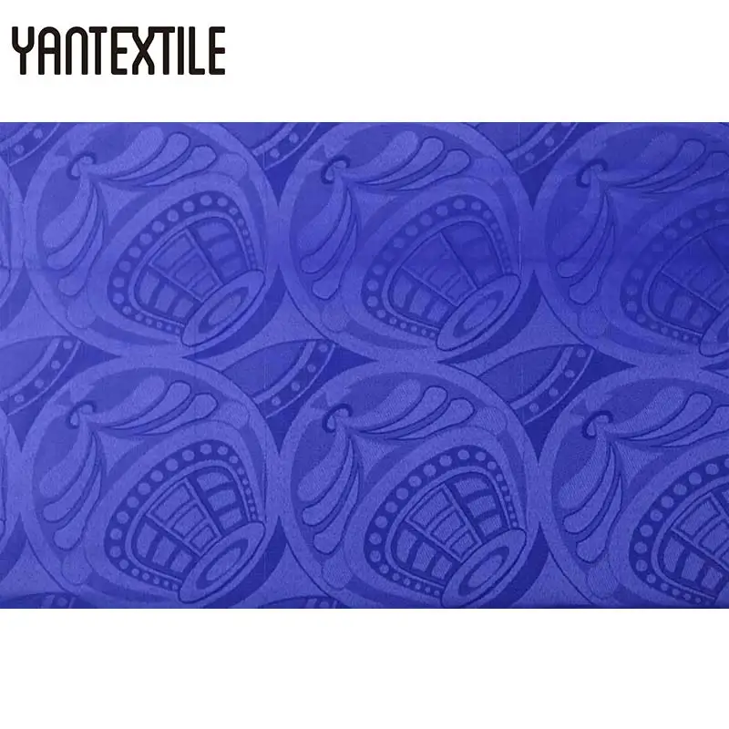 YANTEXTILE голубой цвет Getzner 10 метров Австрия качество парча в Гвинейском стиле ткань Африканская кружевная ткань с вечерние цветные ткани - Цвет: 18040565