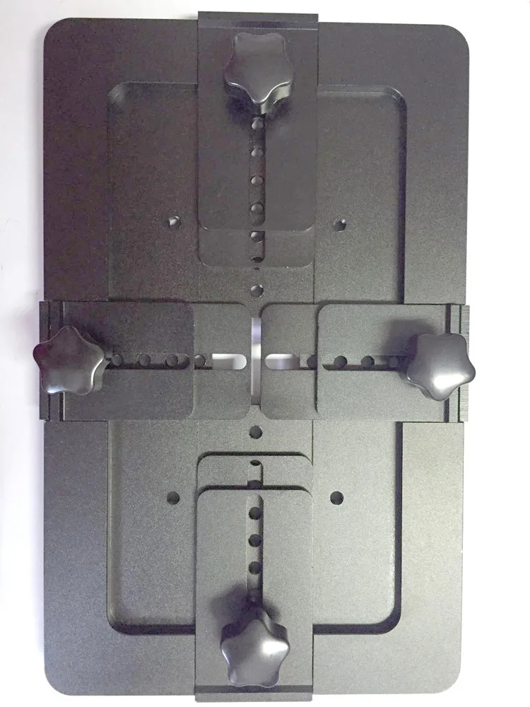 Алюминиевый сплав Универсальный ЖК УФ клей Плесень Стеклянный держатель для iPhone