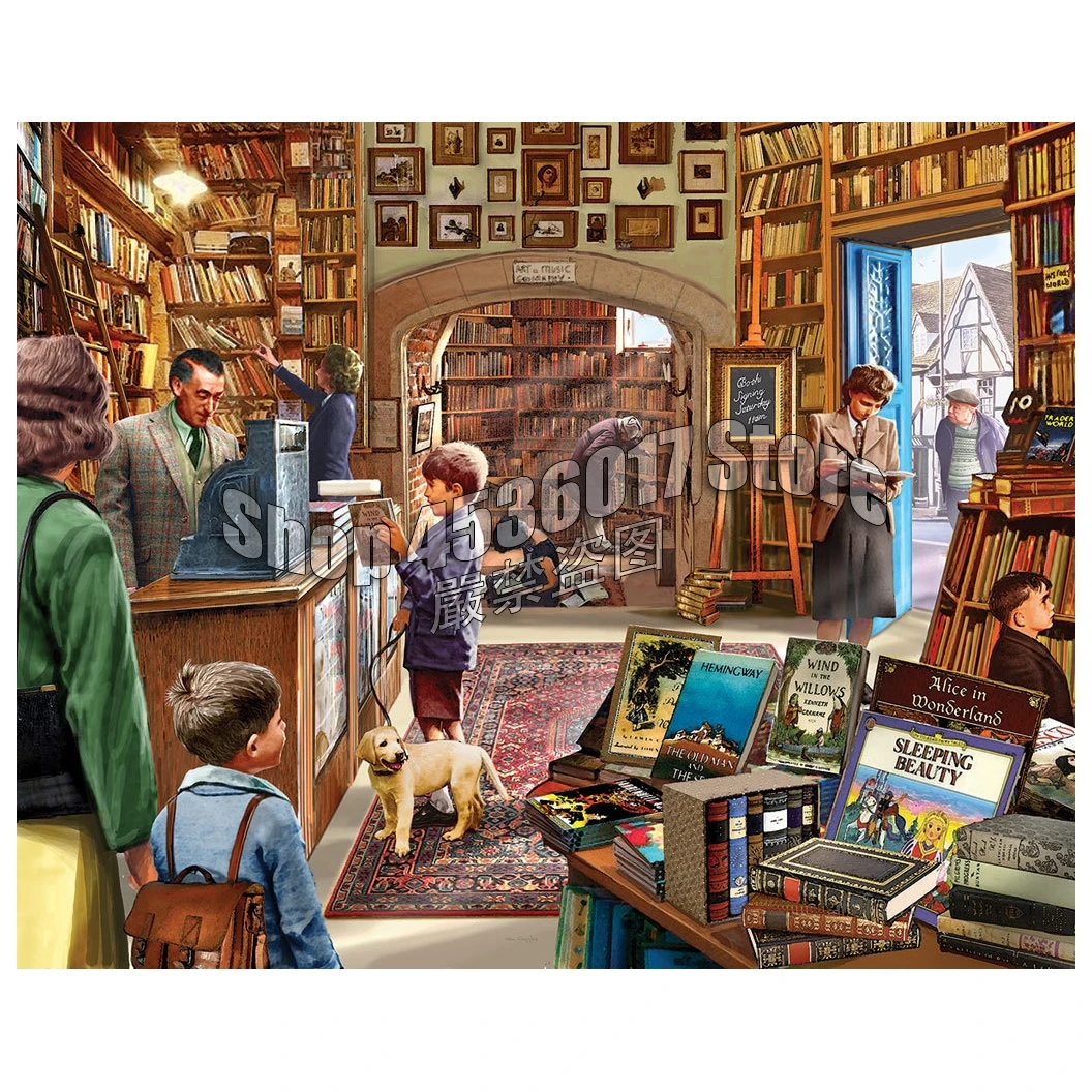 Алмазная 5D картина «сделай сам» с собаками, вышивка крестиком, уютная книга, магазин хобби и ремесла, наборы для алмазной мозаики