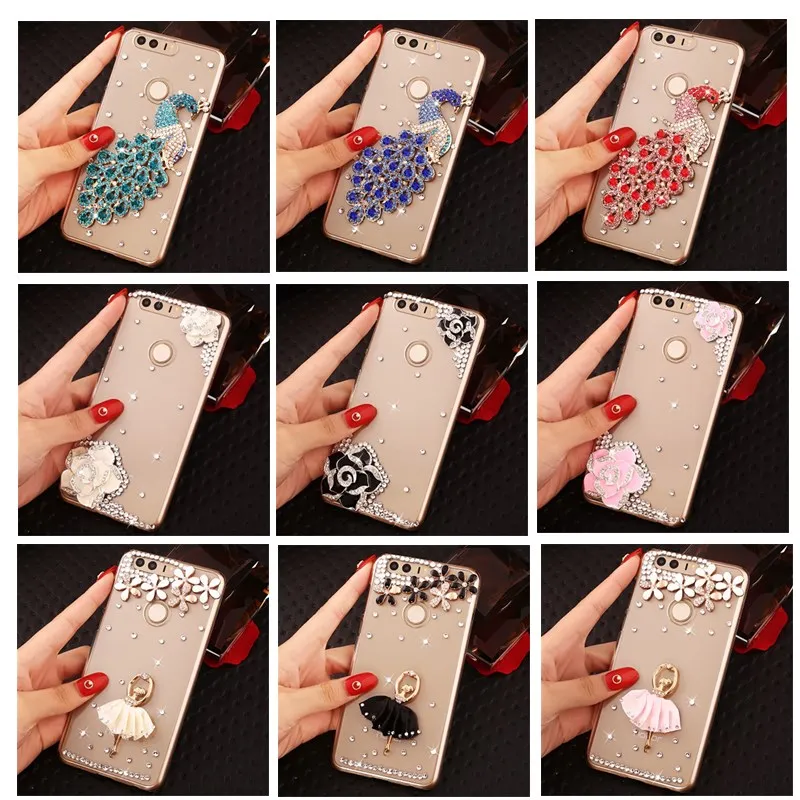 Y5 Y6 Y7 Prime диаманта Bling Стразы крышка чехол для huawei Honor 20 pro/Mate 10 lite 8A 8S V20 V10 P Smart Z Y6 pro
