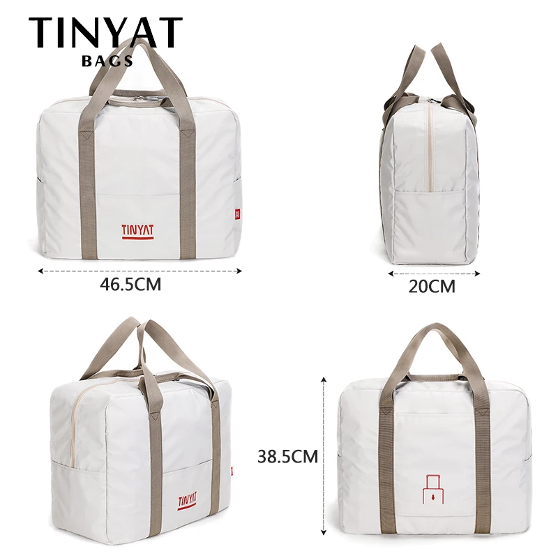 Женская дорожная сумка TINYAT для хранения вещей в деловом стиле подвесной - Фото №1