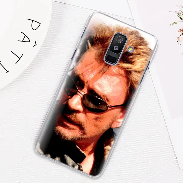 Джонни Холлидей чехол для samsung Galaxy J4 J6 плюс J3 J5 J6 J7 J8 C2 Core J5 J7 премьер Футляр для телефона - Цвет: 09