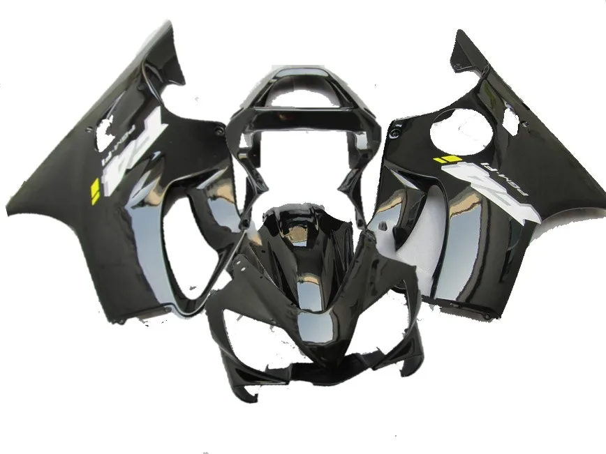Черные Обтекатели для HONDA CBR 600 CBR600 F4 99 00 CBR600F4 1999 2000 разноцветные на вторичном рынке