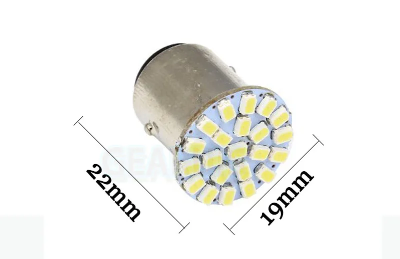 Бесплатная доставка HK post S25 P21W BA15S 1156 1206 3020 22 SMD светодиодный стоп-сигнал