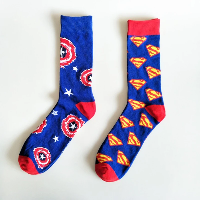 Носки мужские длинные с героями мультфильмов 2 пары в упаковке|street socks|designer socks for mensocks men |