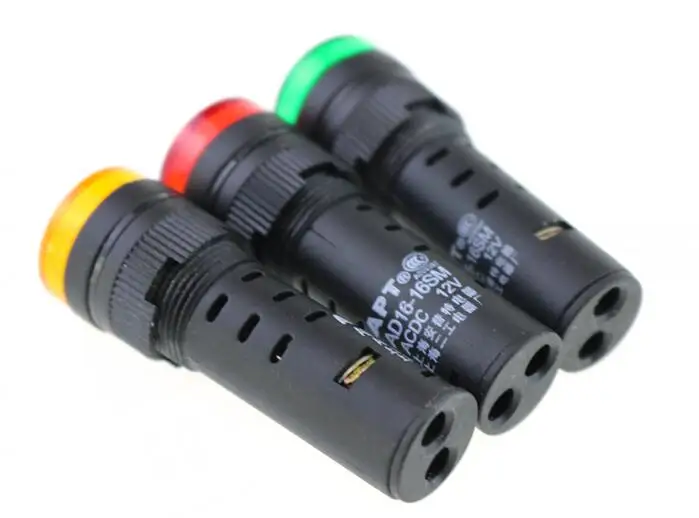 Зуммер AD16 16SM DC 12 В 16 мм звуковой и светильник вой мигающий зуммер AD16|light buzzer|buzzer