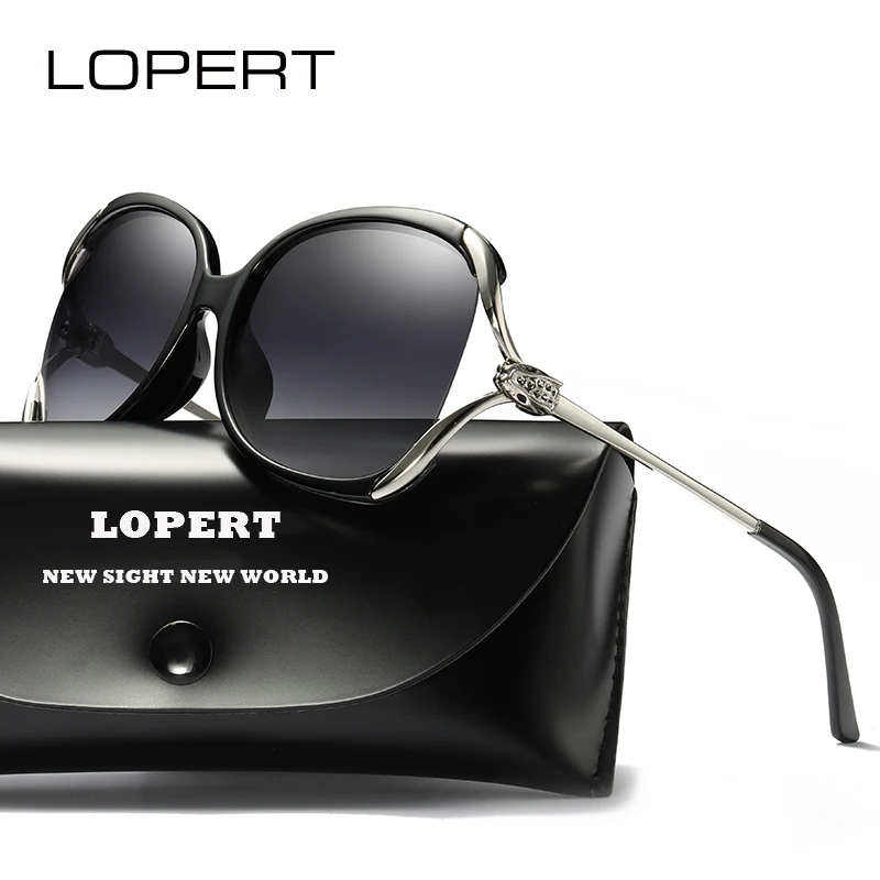 LOPERT Роскошные брендовые дизайнерские поляризованные солнцезащитные очки