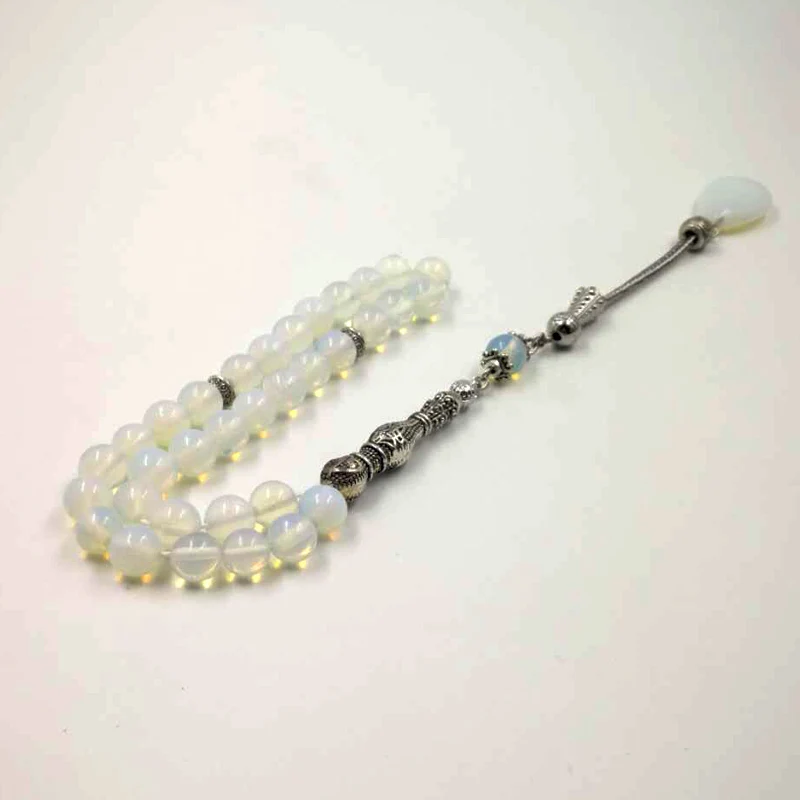 Tasbih мужской браслет с опаловым камнем 33 66 99 бусин 8 августа мусульманский день