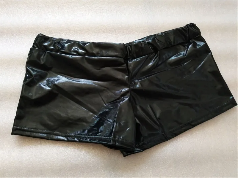 Женские Трусики-бикини сексуальное эротичное нижнее белье из искусственной кожи