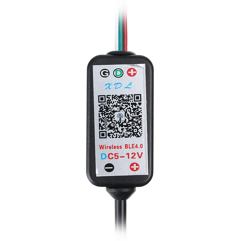 CLAITE DC5 12V 192 Вт 3Pin Pixel Smart IC RGB LED bluetooth контроллер для WS2811 WS2812 SK6812 полоса