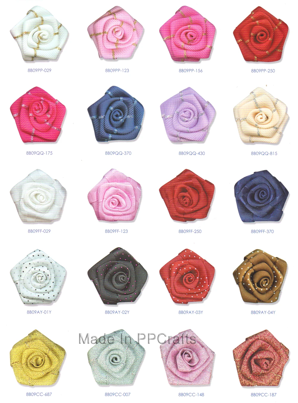32MM &quot Satin/ Plain/Grosgrain Ribbon RoseFlower For Cloth Wedding Hairbow DIY Crafts Toy 100pcs Free Shipping | Дом и сад