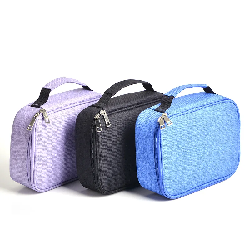 72 holes pencil case Multi-layer Canvas High Capacity Pen Art Supplies School Kawaii Pouch Bags Zipper Penalty Students For Gift |