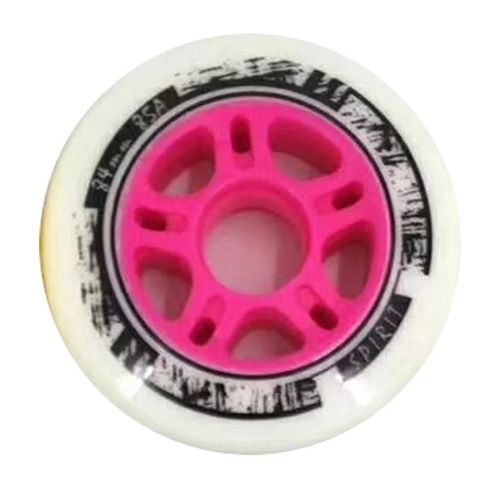 84mm pink 8 pcs JEERKOOL колеса для роликовых коньков 84 мм 85 а колеса для катания Профессиональный скоростной Инлайн ролики для слалома колеса для Patines LZ39 - Цвет: 84mm pink 8 pcs
