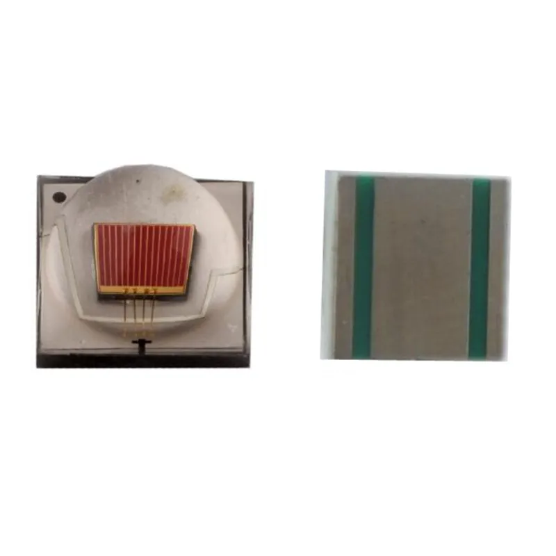 Kaufen 100 Stücke 6 W LED SMD5050 Chip XML T6 Rot 620-630nm High Power Bead Taschenlampe/auto/fahrrad/ Scheinwerfer Keramik Substrat Freies Verschiffen