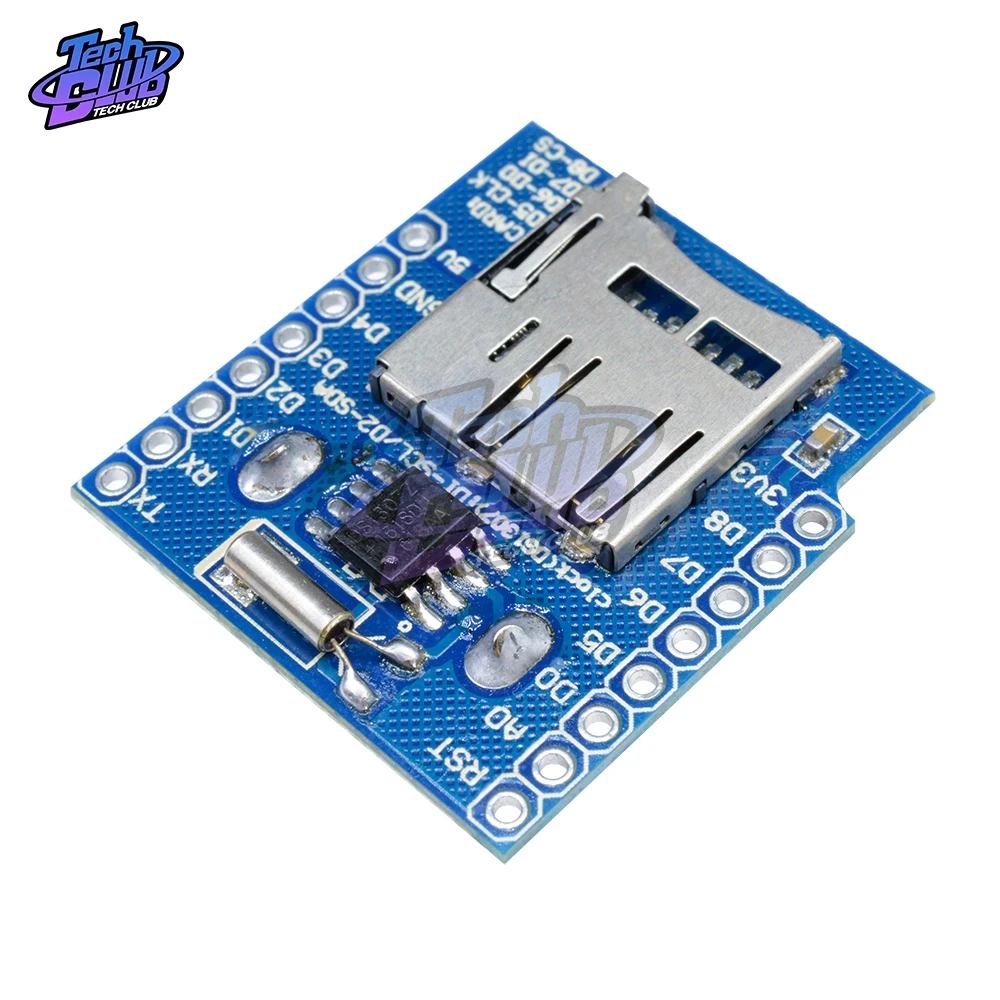 Micro SD D1 Mini Data щит регистратора + часы RTC DS1307 для Arduino/Raspberry | Инструменты