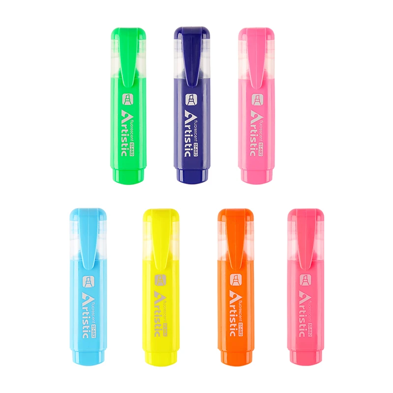 

Fluorescent Pen 12Pcs Highlighter Pen Colorful Creative Marker Pen Drawing Painting Signature Pen School Supplies ST-882