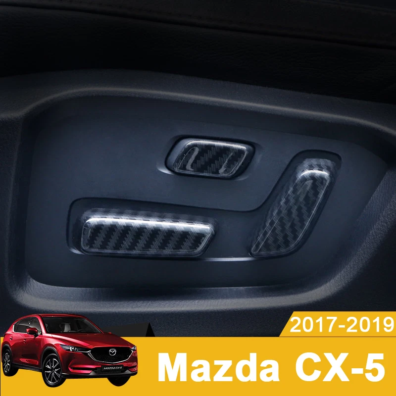 

Car Seat Adjustment Switch Knob Button Control Covers Trims For MAZDA CX-5 CX5 CX 5 2017 2018 2019 2020 2021 2022 Accessories