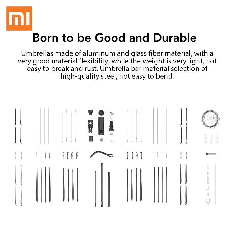 Xiaomi Mijia автоматический Um-brella для солнечных и дождливых дней алюминиевый