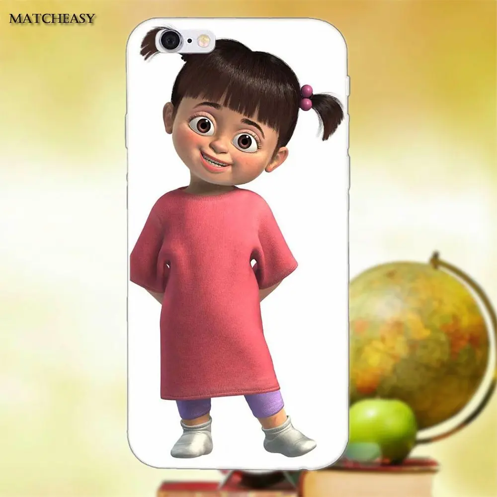 Чехол для Apple iPhone X XS Max XR 4 4S 5 5C SE 6 6S 7 8 Plus Soft Capa Monsters Inc Boo|Чехлы-накладки| |