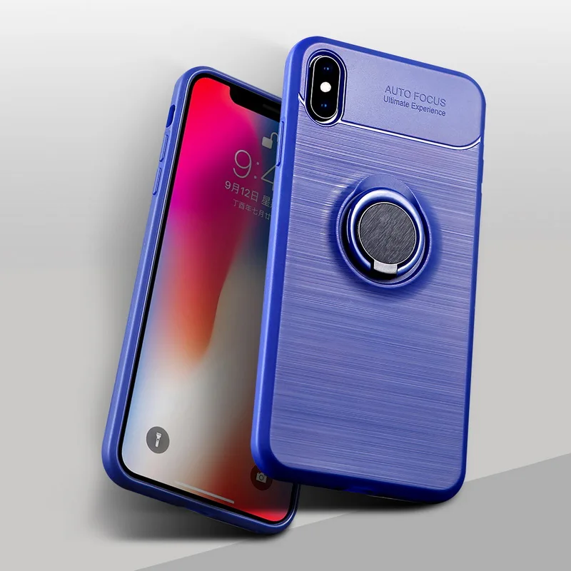 Чехол для samsung Galaxy A8 2018 корпус автомобиля магнитный держатель полное покрытие