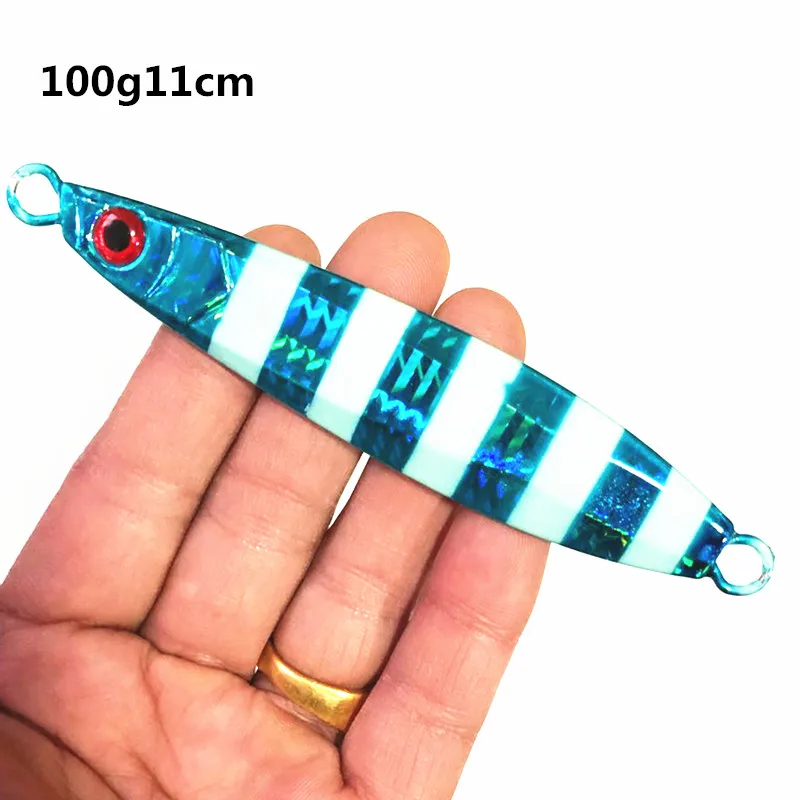 1 шт./лот 11cm100gknife джиггинг металлическая ложка высокое качество VIB искусственная приманка лодка рыболовные приманки свинцовая рыба