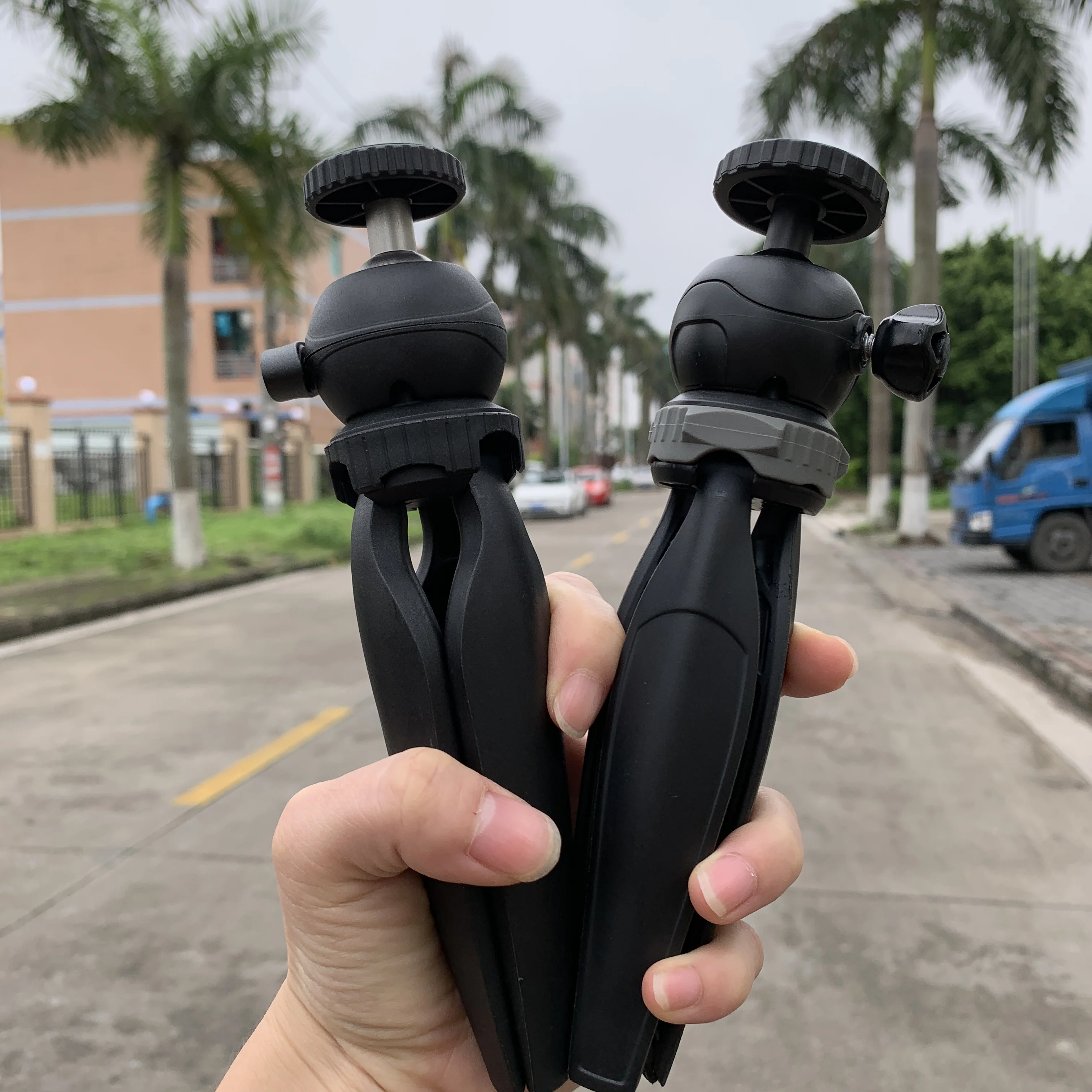XILETU XS-20 Vlog Мини Гибкий Настольный штатив подставка для камеры смартфонов со съемной шаровой головкой