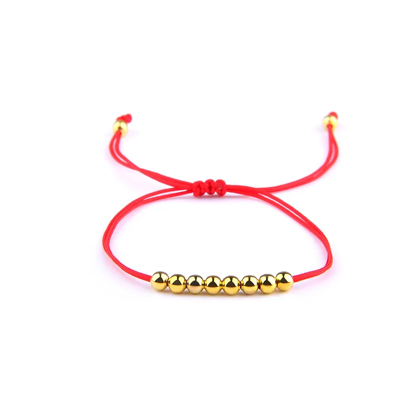 Jesus Cross счастливый красный веревочный браслет прядь Черная веревка пара нить