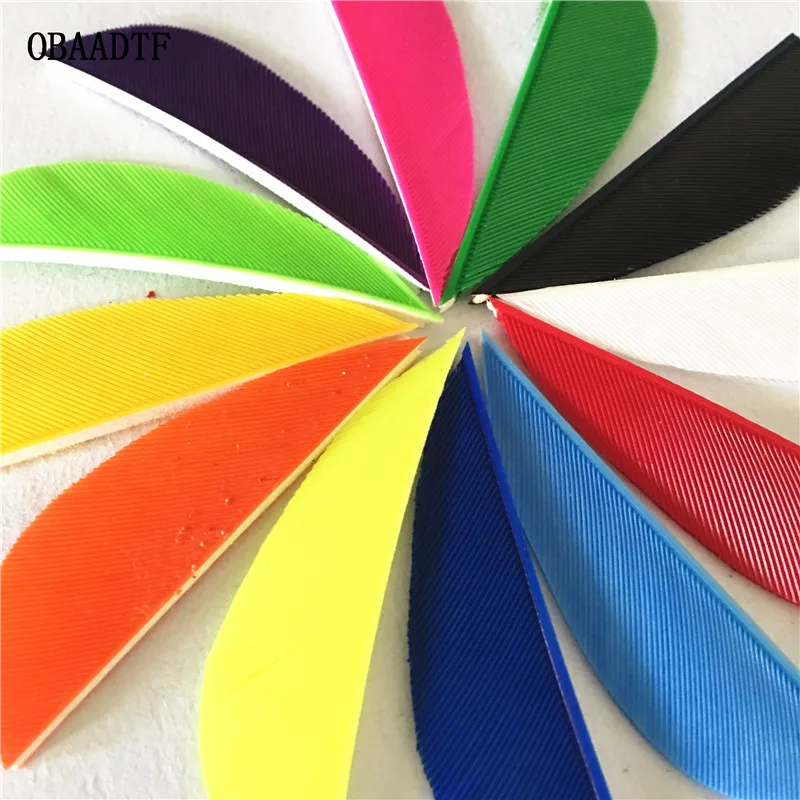 50Pcs Shield Water Drop 2inch Arrow Feather Turkey turkey feather arrow shooting outdoor sports accessories bow Vanes | Спорт и