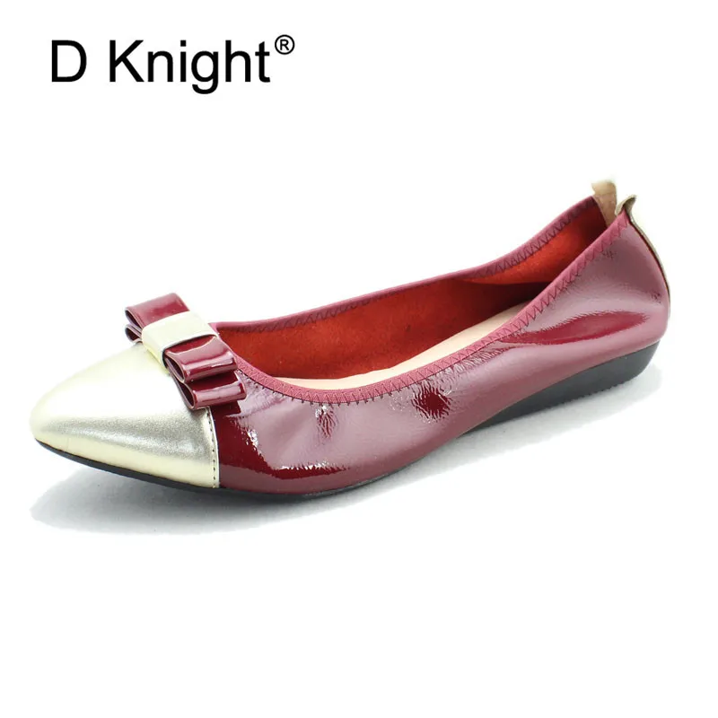 Женские балетки на плоской подошве с бантом мокасины из натуральной кожи без