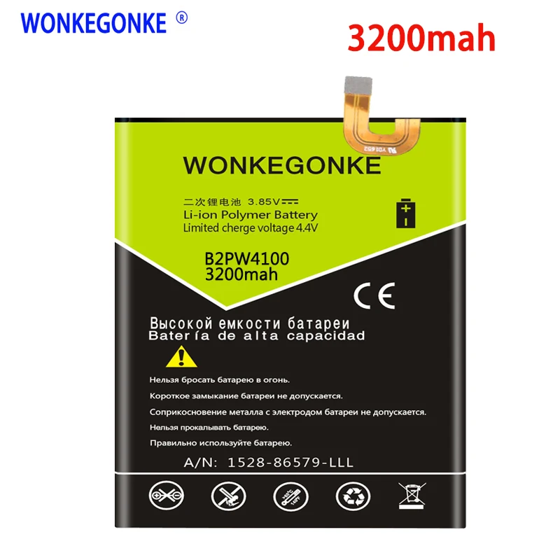 WONKEGONKE 3200mah B2PW4100 батарея для htc Google Pixel/Nexus S1