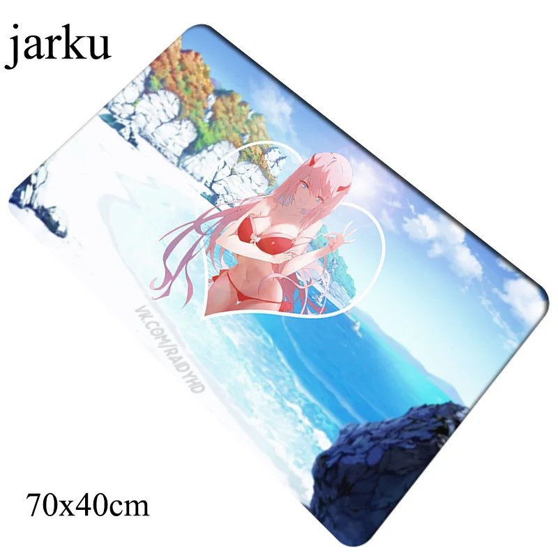 Size 700x400x3mm Коврик для мыши darling in the franxx, 700x400x3 мм, коврик для мыши на Хэллоуин, геймер, геймпад, геймер, большой игровой коврик для мыши, Настольный коврик, Офисная мышь - Цвет: Size 700x400x3mm