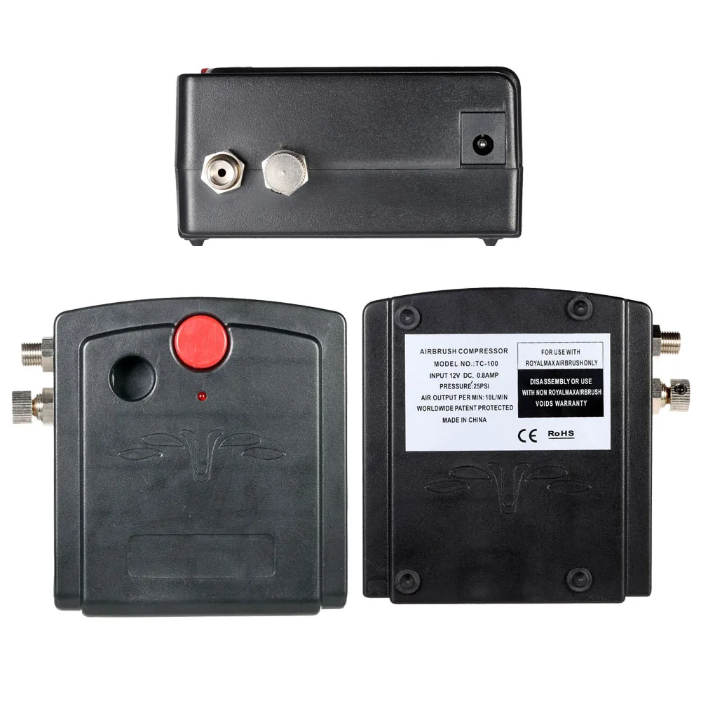 Профессиональный мини-компрессор аэрограф для рисования тела татуировок