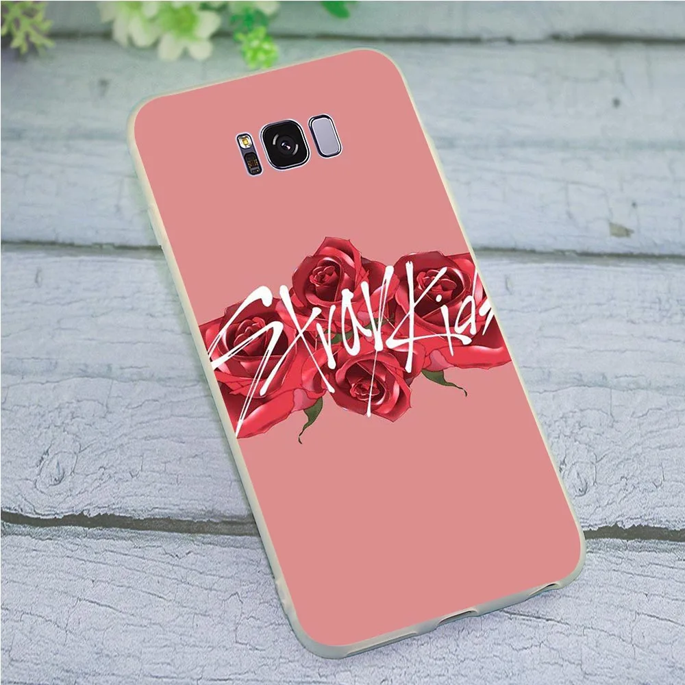 Мягкий разноцветный чехол из ТПУ для телефона Galaxy Samsung A40 Stray Kids KPOP Case A50 A3 A6 Plus A5 A7 A8