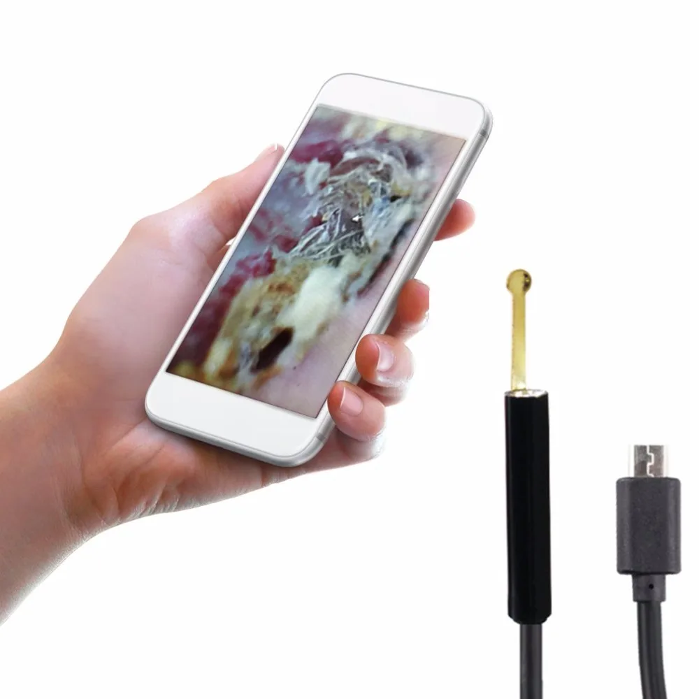 Профессиональный Многофункциональный USB эндоскоп для очистки ушей визуальная