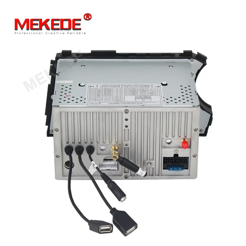 MEKEDE 2din HD 1024X600 четырехъядерный 4 Android 9,1 2G ram автомобильный DVD для Ssang Yong SsangYong Kyron Actyon 2005-2013 gps Радио стерео