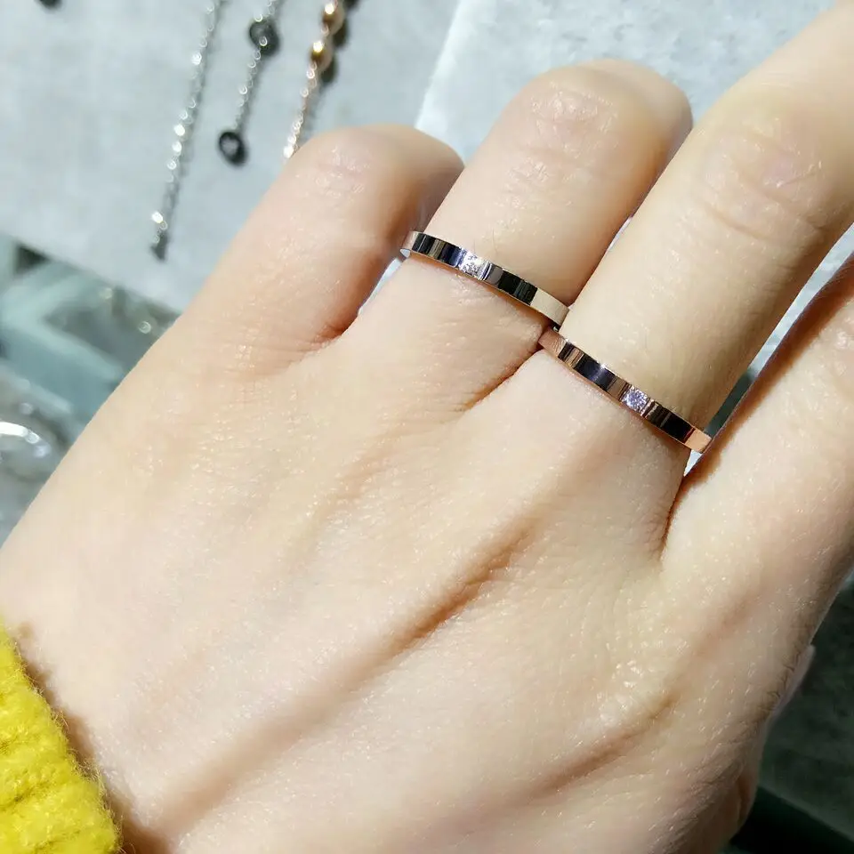 Юнь РУО бренд 2020 фианит кольца для женщин мужчин свадебные ювелирные изделия