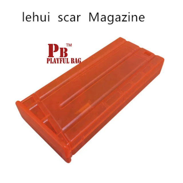 le hui SCRA Гелевый шариковый пистолет журнал MK18 MKM2 AK JINMing/LEHUI/HK416 SCAR Secretary Jun Hui клипса барабан Спорт на открытом воздухе игра - Цвет: le hui SCRA