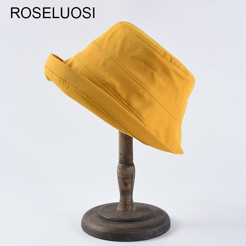 

Панама ROSELUOSI женская, однотонная, весна-лето 2019
