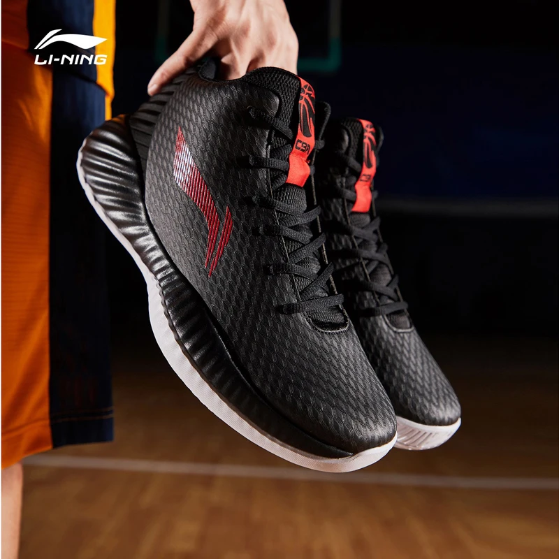 Li-Ning/Мужская обувь для баскетбола в бою, для баскетбола, износостойкая обувь, RB, средней длины, с подкладкой, для фитнеса, спортивная обувь, кроссовки ABPP005 XYL229