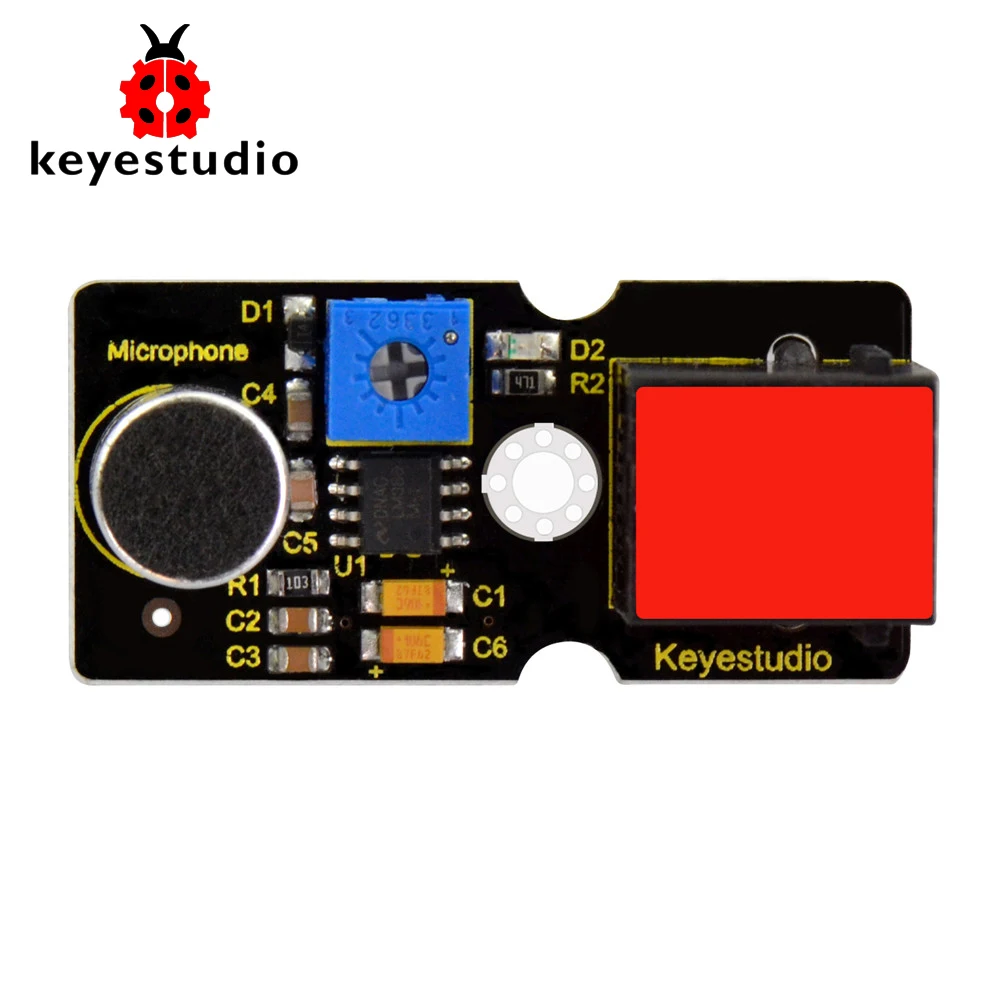 Keyestudio простой аналоговый звуковой датчик для Arduino STEAM|Аксессуары
