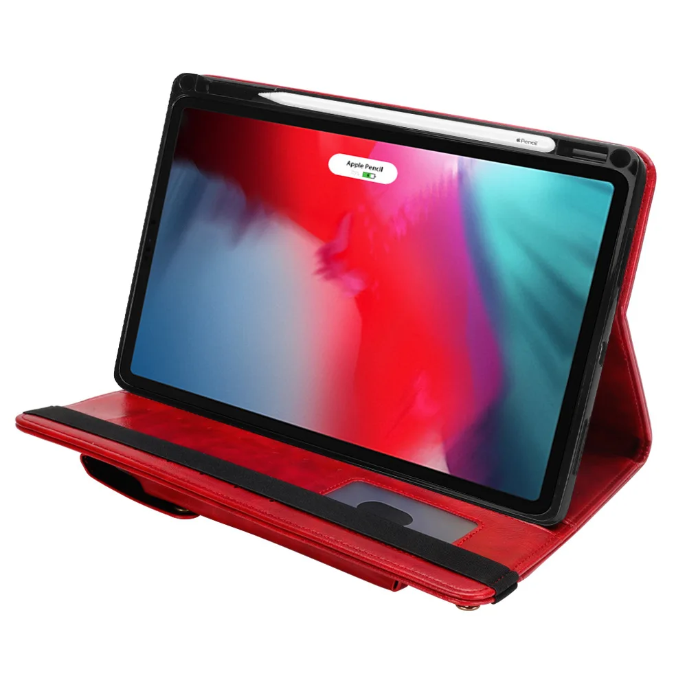 Чехол для iPad Pro11 крышка ESR Премиум кожаный роскошный Бизнес Folio чехол-подставка пенал зарядка смарт-крышка для iPad A1980