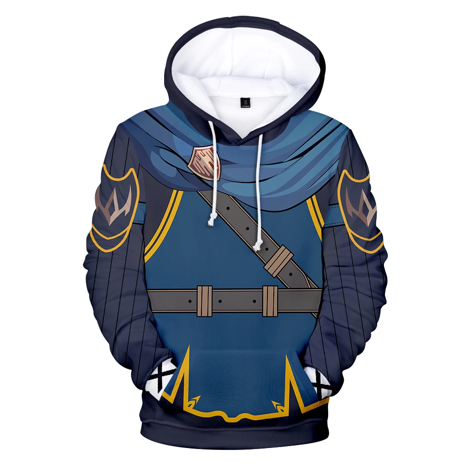 Hot Game Fire Emblem3D Print Hoodie Sweatshirt Emblem white Men's Spring Long Sleeve Harajuku Pullover Top Size | Мужская одежда