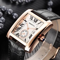 rebirth top brand watches women creative rectangular dial female vintage hours clocks ladies quartz wristwatches montre femme