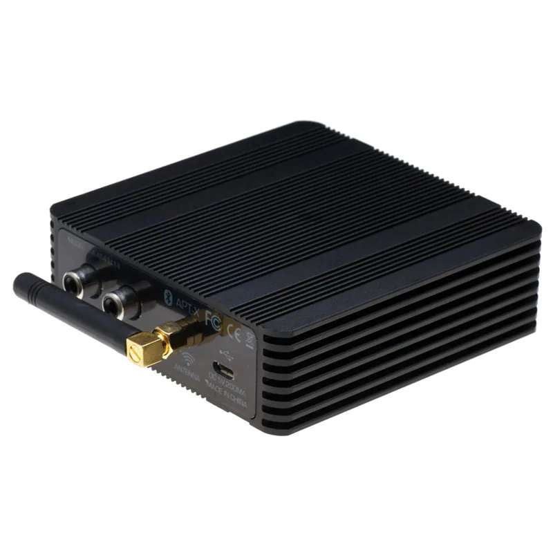 DC5V APT-X Беспроводной Bluetooth 4 0 аудио приемник Алюминий корпус подходит для Hi-Fi