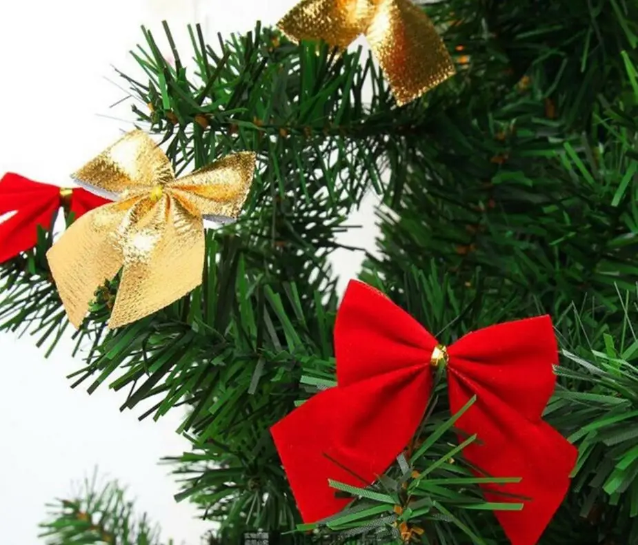 Рождественские шары бант украшение подвесное венок на дерево гирлянда