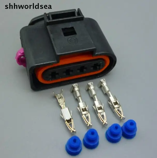 

Shhworldsea 4Way 4 pin 4B0973724 Auto Car Ignition Coil Connector Plug Repair Case For A4 A6 For VW Passat 1J0 973 724 1J0973724