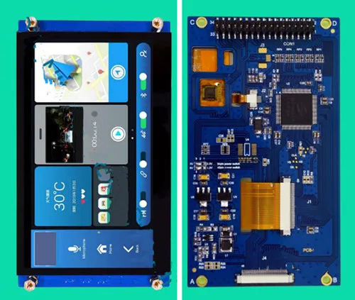 4 3 дюймовый емкостный сенсорный экран 65K 40P/34P TFT LCD G + с печатной платой 16 бит