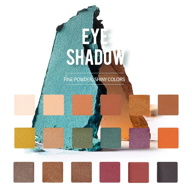 18 цветов Shimmer Glitter Eye Shadow Powder Matt Eyeshadow Cosmetic Makeup кисти для макияжа Cosmetic| |