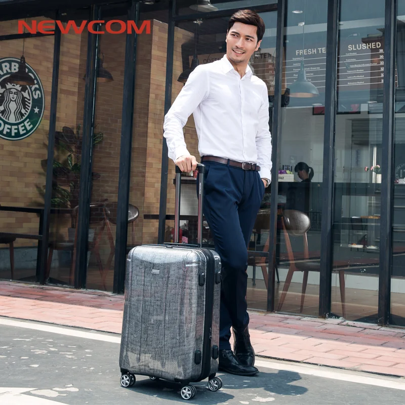 NEWCOM 100% PC чемодан для путешествий Жесткий Чехол бизнеса и поездки с системой I weight